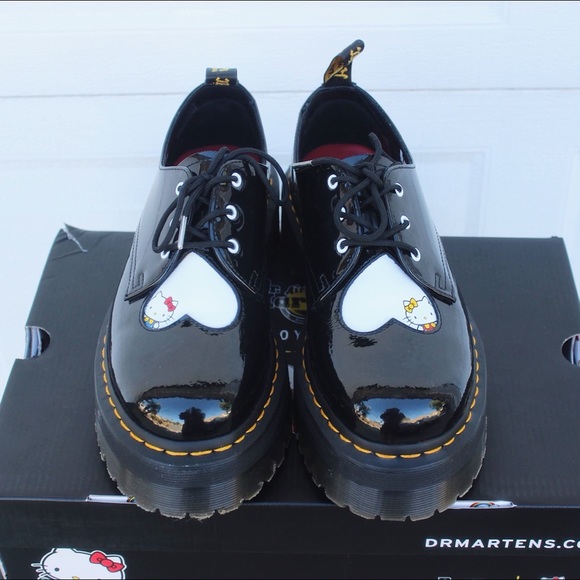 Dr. Martens Shoes - Rare Dr. Martens X Hello Kitty 1461 Quad Shoes